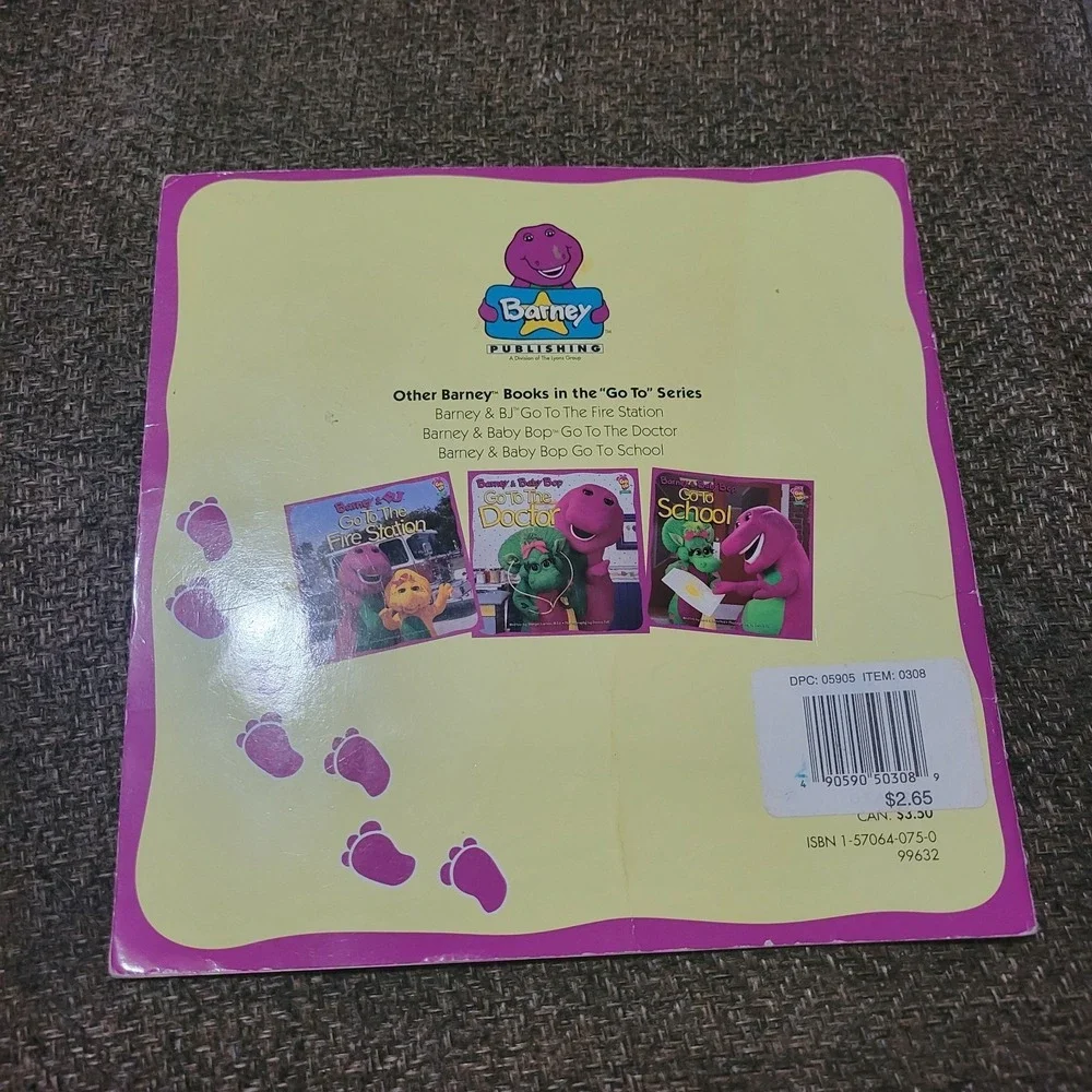 Barney And Baby Bop Go To School - Paperback By Scholastic Inc